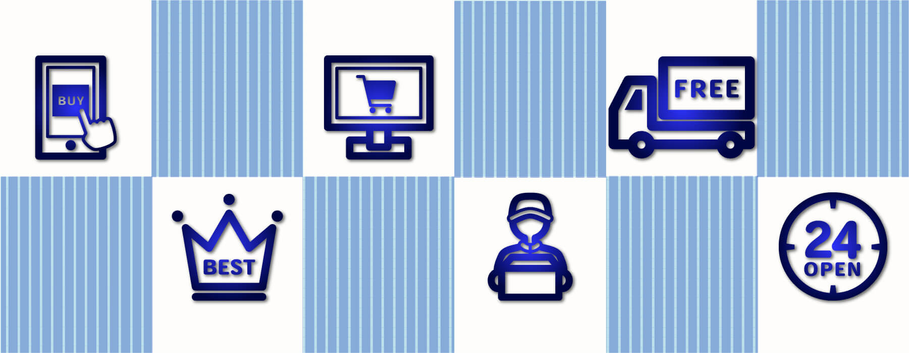 e-commerce feature icons